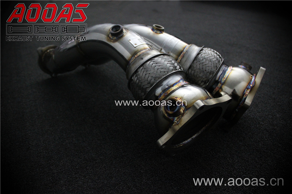 Porsche Cayenne 4.8T All SS304 / Decat (Catless) Downpipe